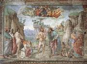Domenicho Ghirlandaio Taufe Christ painting
